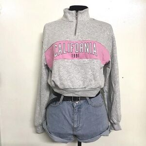 California Quarter Zip Pullover Jacket/Crewneck